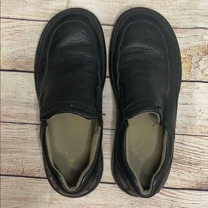 Dr. Martens Slip One ShoesS black leather. Size 10